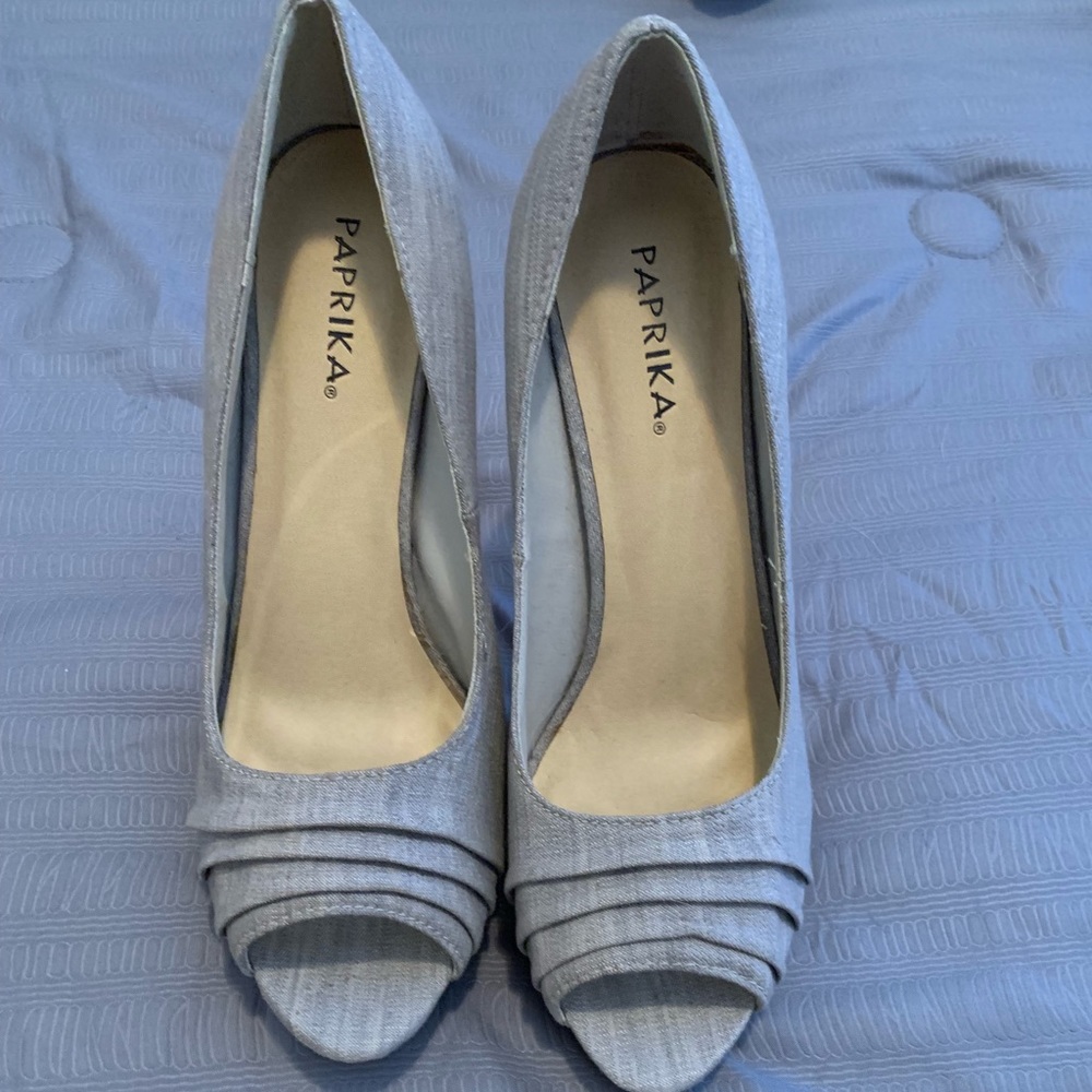 Grey Paprika Heels